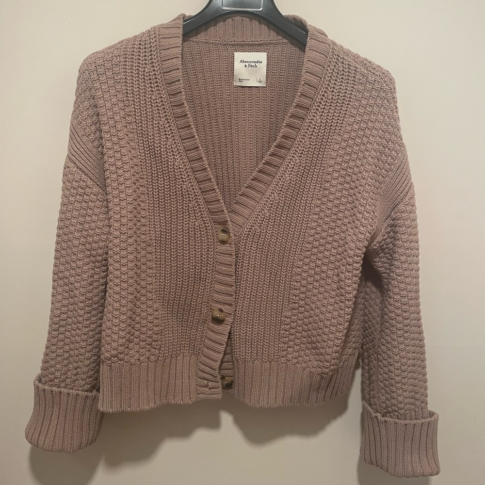 Abercrombie and Fitch seed stitch cardigan